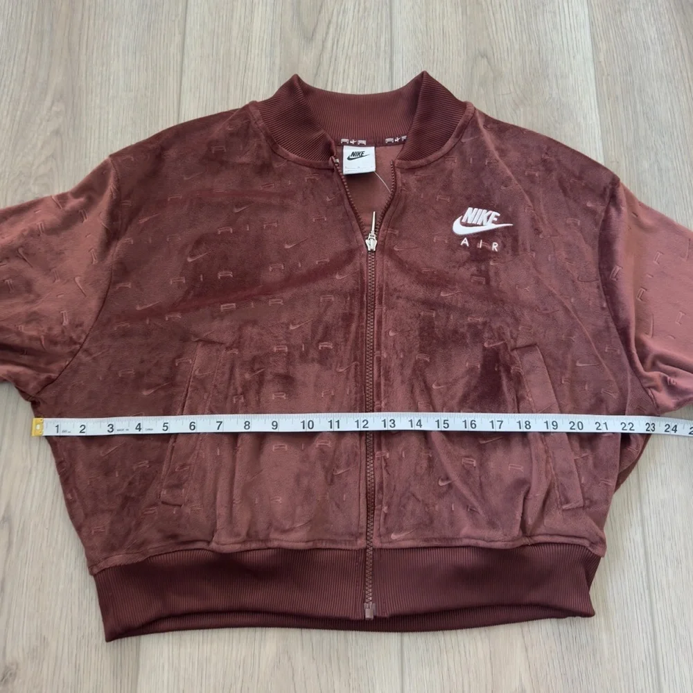 Nike Air Velour Bronze White Eclipse Full Zip Jacket - Picture 8 of 12